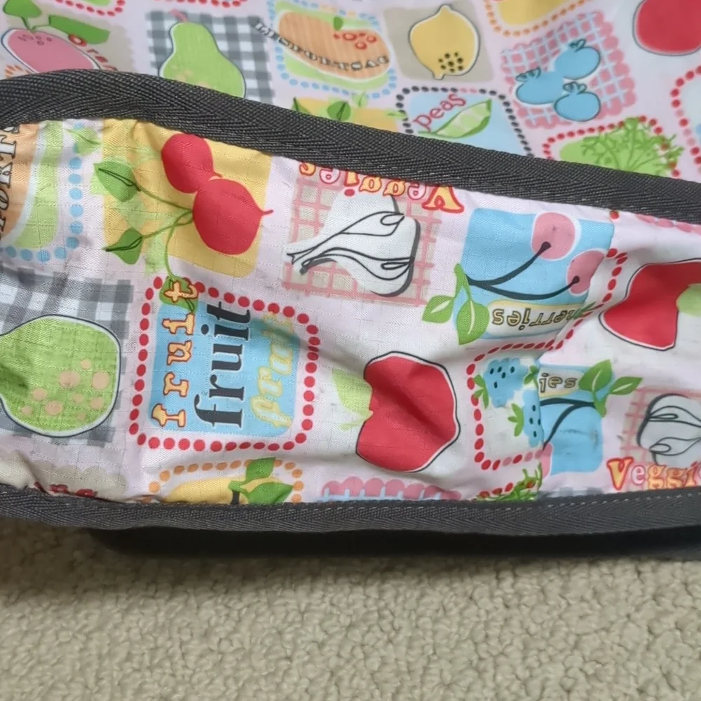 Worn Lesportsac diaper bag